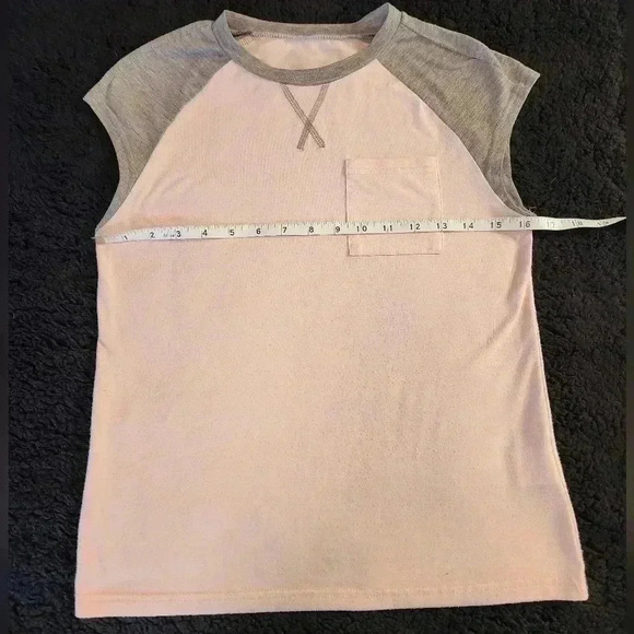 Pink and grey 90s baby T, size small see measurements - Picture 3 of 5
